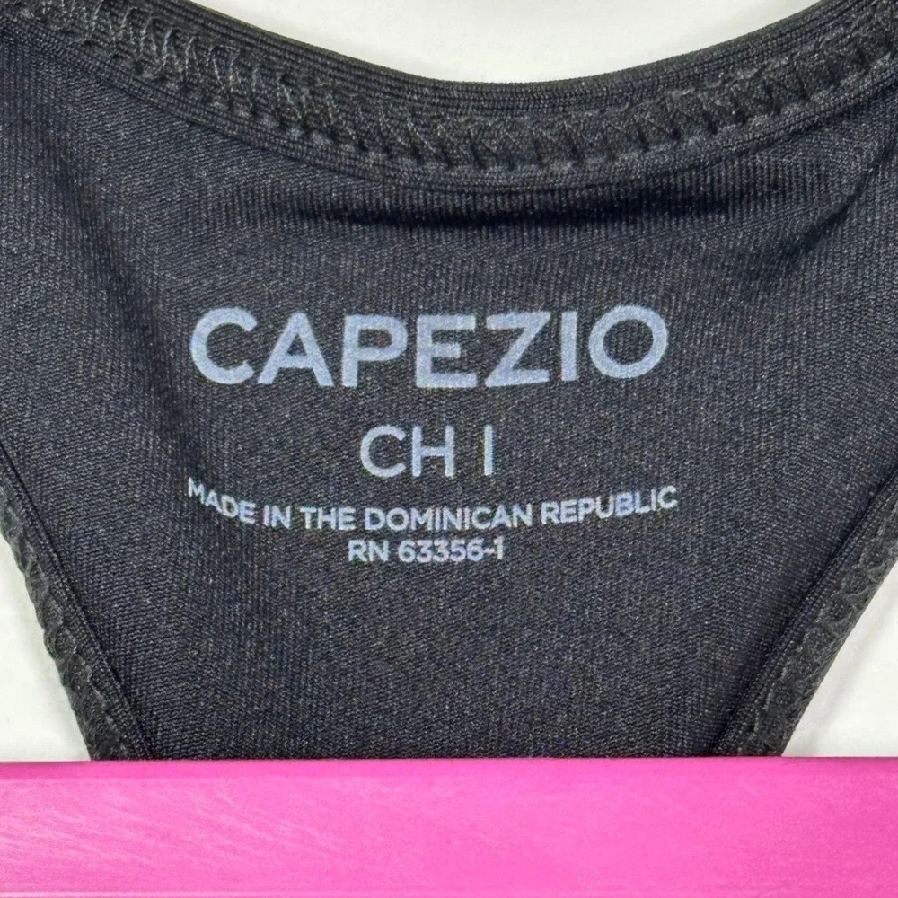 CS‎ Capezio Girls Team Basics Racerback Bra Top Black